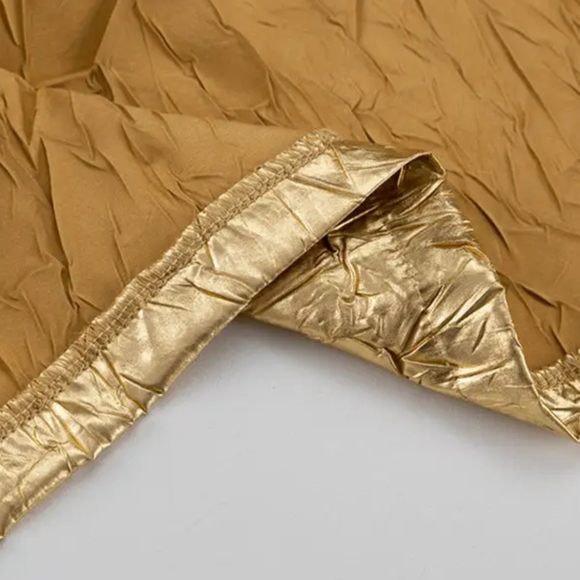 NWT Gold Midi Skirt - Picture 8 of 8